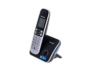 Радиотелефон Dect Panasonic KX-TG6811RUB чёрный, АОН