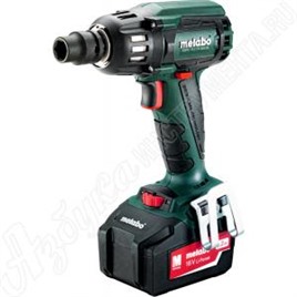 Аккумуляторный ударный гайковерт 18 В, кейс, SSW 18 LTX 400 BL, METABO, 602205650