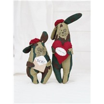 Набор для шитья и рукоделия арт.Ш087 "Братцы защитники-кролики"