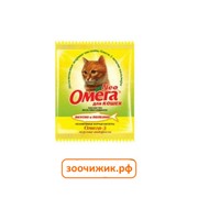 Мультивитаминное лакомство Омега Neo для кошек морские водоросли (саше) (15таб)