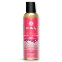 Dona Scented Massage Oil Flirty Aroma Blushing Berry, 125 мл
Массажное масло с ароматом "Флирт"