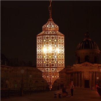 Марокканский фонарь бронза 56 см