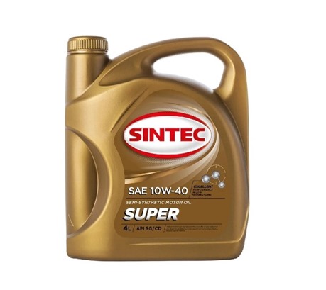 Моторное масло Sintec Super 10W-40 SG/CD (4л.)