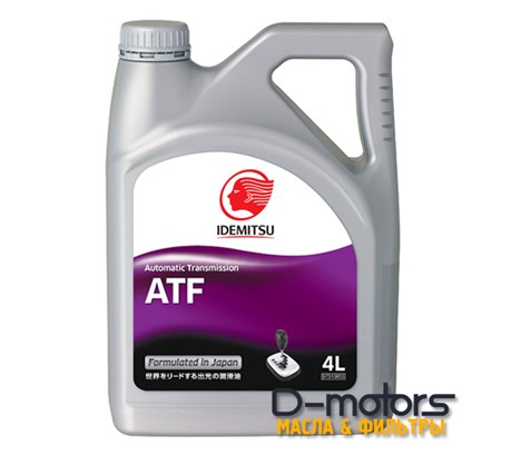 Трансмиссионное масло для автоматических коробок передач IDEMITSU ATF (4л.)