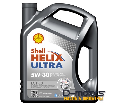 Моторное масло Shell Helix Ultra ECT C3 5W-30 (4л.)