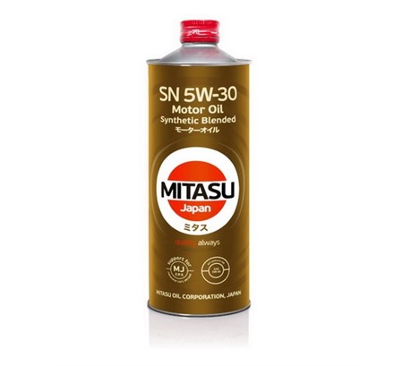 Моторное масло Mitasu Motor Oil SN 5W-30 Synthetic Blended (1л.)
