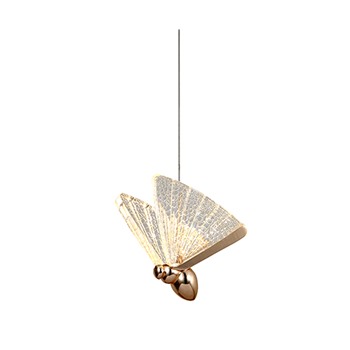08444-1A,33 Подвес Баттерфляй золото Led 6W