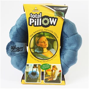 Подушка-трансформер для путешествий Total Pillow (Тотал Пиллоу) Синяя