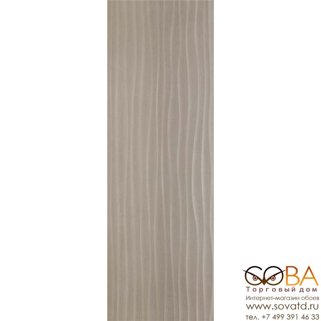 Плитка Marazzi  Materika Str Wave Fango Rett. 40х120 купить по лучшей цене в интернет магазине стильных обоев Сова ТД. Доставка по Москве, МО и всей России