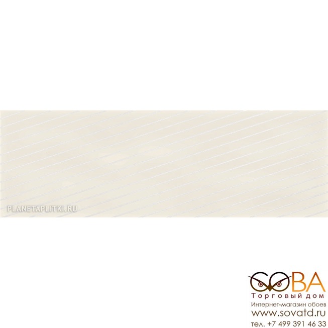 Декор APE  Decor Bloom Stripes Ivory 28 x 85 купить по лучшей цене в интернет магазине стильных обоев Сова ТД. Доставка по Москве, МО и всей России