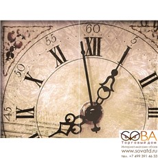 Панно Clock  P2-1D176 40х30 (из 2-х пл.) купить по лучшей цене в интернет магазине стильных обоев Сова ТД. Доставка по Москве, МО и всей России