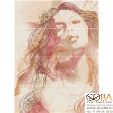 Декор Decor Nina Crema A/B/C/D  25x75 купить по лучшей цене в интернет магазине стильных обоев Сова ТД. Доставка по Москве, МО и всей России