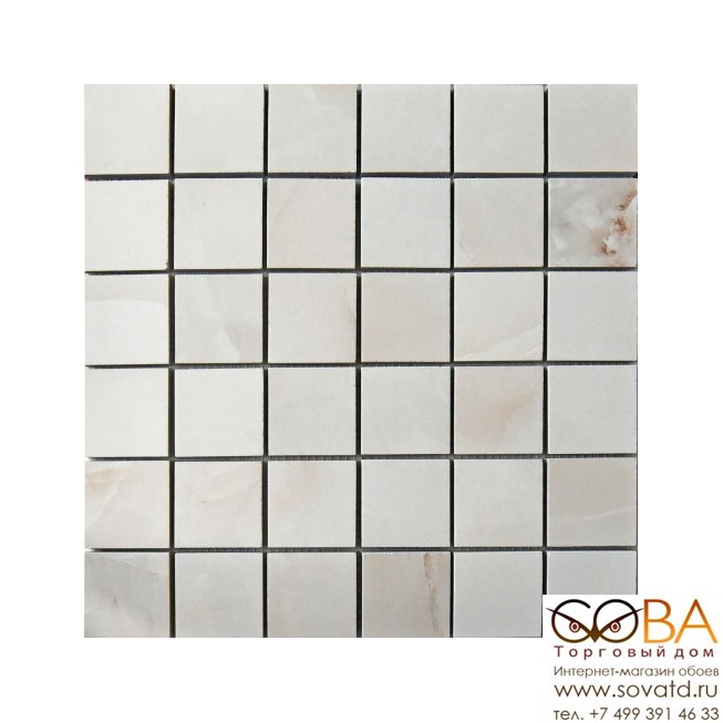 Керамогранит Neodom Onix One Mosaico Onix Miel 5x5 (30x30)см N40003 (Индия) купить по лучшей цене в интернет магазине стильных обоев Сова ТД. Доставка по Москве, МО и всей России