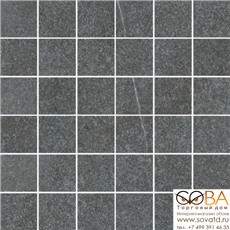 Мозаика Vitra  Napoli Антрацит R10 7РЕК (5*5) 30х30 купить по лучшей цене в интернет магазине стильных обоев Сова ТД. Доставка по Москве, МО и всей России