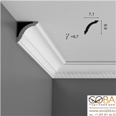 Карниз Orac Decor CX136 Axxent купить по лучшей цене в интернет магазине стильных обоев Сова ТД. Доставка по Москве, МО и всей России
