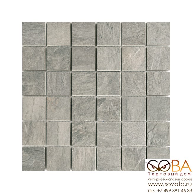 Мозаика Rex Ardoise Mosaico Plombe Grip (30x30)см 739359 (Италия) купить по лучшей цене в интернет магазине стильных обоев Сова ТД. Доставка по Москве, МО и всей России