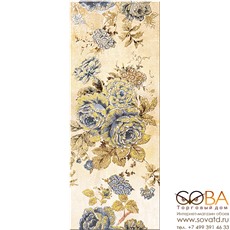 Декор Arezzo  blue Alba 50,5х20,1 купить по лучшей цене в интернет магазине стильных обоев Сова ТД. Доставка по Москве, МО и всей России