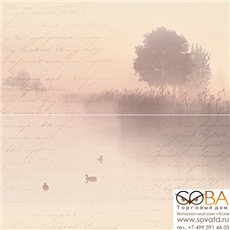 Панно Classics  P2-2D199 40х40 (из 2 плиток) купить по лучшей цене в интернет магазине стильных обоев Сова ТД. Доставка по Москве, МО и всей России