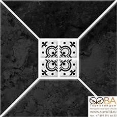 Плитка Риальто 1Т тип 1  настенная черная 20х20 купить по лучшей цене в интернет магазине стильных обоев Сова ТД. Доставка по Москве, МО и всей России