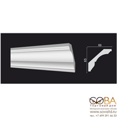 Лепнина Decor-Dizayn Карниз DD17 купить по лучшей цене в интернет магазине стильных обоев Сова ТД. Доставка по Москве, МО и всей России