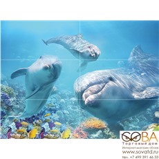 Панно Family  P6D228 80х60 (из 6 плиток) купить по лучшей цене в интернет магазине стильных обоев Сова ТД. Доставка по Москве, МО и всей России