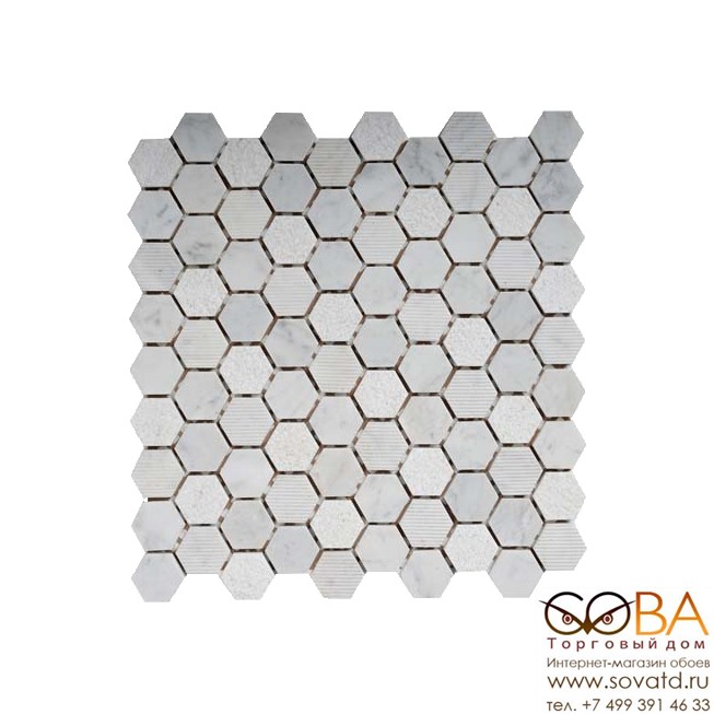 Мозаика  MN152HXB Primacolore 32x32 hexagon/300х300 (11pcs) - 0.99 купить по лучшей цене в интернет магазине стильных обоев Сова ТД. Доставка по Москве, МО и всей России