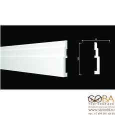 Лепнина Decor-Dizayn Плинтус DD704 купить по лучшей цене в интернет магазине стильных обоев Сова ТД. Доставка по Москве, МО и всей России