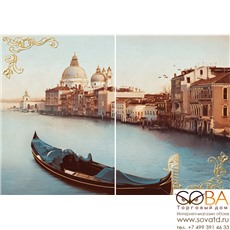 Панно Romance  многоцветное (С-RN2M012DT) 50x35 купить по лучшей цене в интернет магазине стильных обоев Сова ТД. Доставка по Москве, МО и всей России