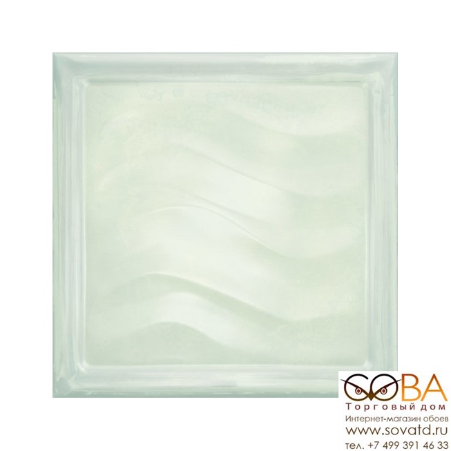 Керамическая плитка Aparici Glass White Pave Brillo (20x20)см 4-107-9 (Испания) купить по лучшей цене в интернет магазине стильных обоев Сова ТД. Доставка по Москве, МО и всей России