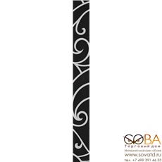 Плитка Prime black border 02 600х65 мм - 12 шт. купить по лучшей цене в интернет магазине стильных обоев Сова ТД. Доставка по Москве, МО и всей России