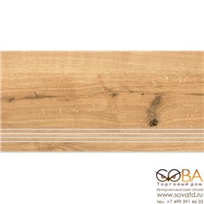 Ступень Cersanit  Woodhouse коричневый 29,7х59,8 купить по лучшей цене в интернет магазине стильных обоев Сова ТД. Доставка по Москве, МО и всей России