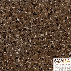 Керамогранит Терраццо 4  коричневый 50х50 купить по лучшей цене в интернет магазине стильных обоев Сова ТД. Доставка по Москве, МО и всей России