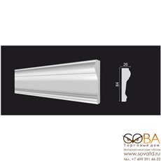 Лепнина Decor-Dizayn Молдинг 147 A купить по лучшей цене в интернет магазине стильных обоев Сова ТД. Доставка по Москве, МО и всей России