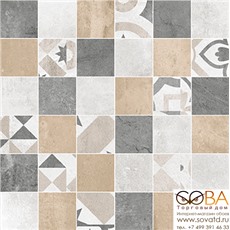 Мозаика Цемент Стайл  напольная мульт. 6132-0128 30х30 купить по лучшей цене в интернет магазине стильных обоев Сова ТД. Доставка по Москве, МО и всей России