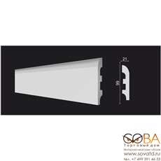 Лепнина Decor-Dizayn Плинтус DD41 купить по лучшей цене в интернет магазине стильных обоев Сова ТД. Доставка по Москве, МО и всей России