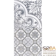 Декор Кампанилья  3 серый 1641-0095 20х40 купить по лучшей цене в интернет магазине стильных обоев Сова ТД. Доставка по Москве, МО и всей России