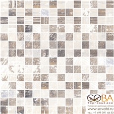 Мозаика Extra  коричневый+бежевый 30х30 купить по лучшей цене в интернет магазине стильных обоев Сова ТД. Доставка по Москве, МО и всей России