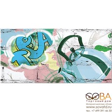 Декор Лофт  Хот - 201х405 мм/13 шт купить по лучшей цене в интернет магазине стильных обоев Сова ТД. Доставка по Москве, МО и всей России