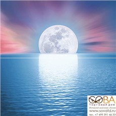 Панно Moon and sun  P2-1D288 40х40 (из 2 плиток) купить по лучшей цене в интернет магазине стильных обоев Сова ТД. Доставка по Москве, МО и всей России