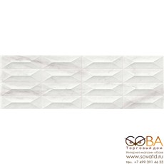 Плитка Marazzi  Marbleplay White Struttura Gem 3D Rett. 30х90 купить по лучшей цене в интернет магазине стильных обоев Сова ТД. Доставка по Москве, МО и всей России