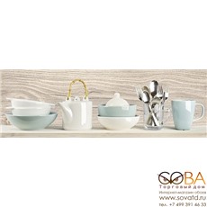 Декор Cersanit Вставка Vita ложки многоцветный 20х60 купить по лучшей цене в интернет магазине стильных обоев Сова ТД. Доставка по Москве, МО и всей России