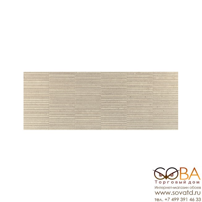 Керамическая плитка Porcelanosa Mosa-Berna Stripe River Caliza (45x120)см P3580100 (Испания) купить по лучшей цене в интернет магазине стильных обоев Сова ТД. Доставка по Москве, МО и всей России