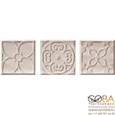 Вставка Bulevar Altair Ivory Taco  100x100 мм/48 купить по лучшей цене в интернет магазине стильных обоев Сова ТД. Доставка по Москве, МО и всей России