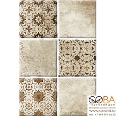 Декор Прага 7Д Плитка настенная микс  30х20 купить по лучшей цене в интернет магазине стильных обоев Сова ТД. Доставка по Москве, МО и всей России