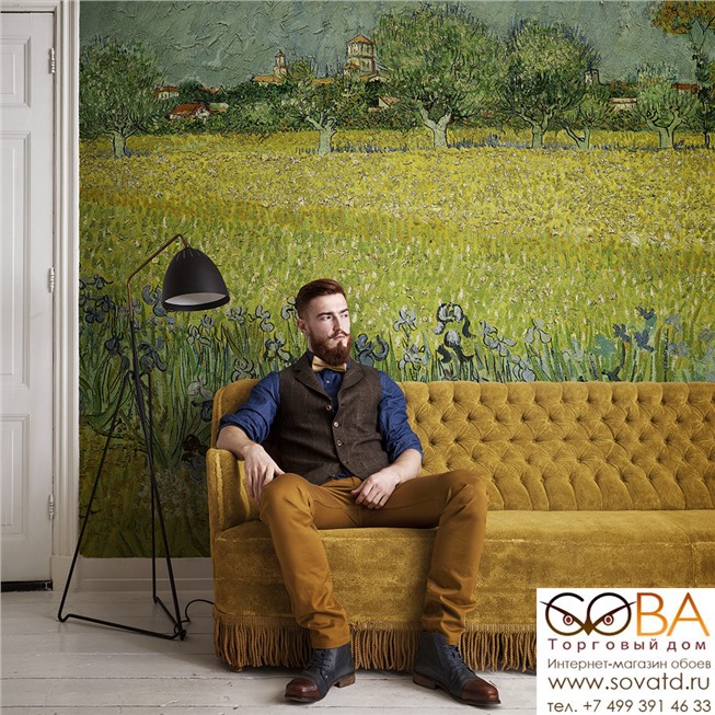Панно BN 30543 Van Gogh купить по лучшей цене в интернет магазине стильных обоев Сова ТД. Доставка по Москве, МО и всей России