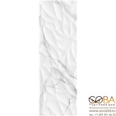 Декор Creto  Statuario White W M/STR 25x75 NR Glossy 1 купить по лучшей цене в интернет магазине стильных обоев Сова ТД. Доставка по Москве, МО и всей России