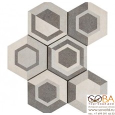 Декор Ragno  Rewind Decoro Geometrico Vanilla 21х18,2 купить по лучшей цене в интернет магазине стильных обоев Сова ТД. Доставка по Москве, МО и всей России