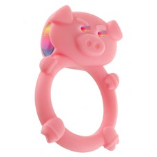 Кольцо на пенис с вибрацией MAD PIGGY C-RING PINK 10209TJ