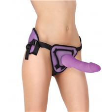 Страпон Deluxe Silicone Strap On 10 Inch Purple Ouch! SH-OU207PUR