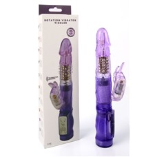 Многофункциональный вибратор Rotating Vibrator Tickler 20 см.